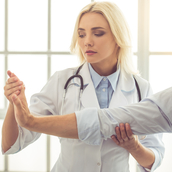 Doctor and patient